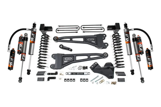 BDS Suspension 5 Inch Lift Kit With Radius Arm For Ford F-250 / F-350 Super Duty 4WD | 2023-2025 | Diesel | Rear Lift Block Kit, Fox 2.5 Performance Elite Shocks